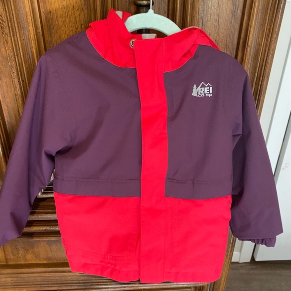 REI Other - Rei Kid's Purple and Red Hooded Jacket